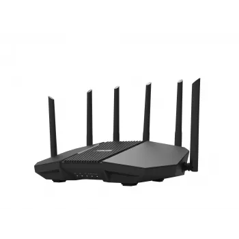Pöytäreititin ASUS RT-BE90U BE9400 AiMesh — Tri-Band Wi‑Fi 7 (2,4/5/6 GHz), 9400 Mbit/s, 2,5 Gigabit Ethernet, 4× RJ‑45 LAN, USB, Musta