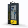 USB 2.0 -datakaapeli Gembird CC-USB2J-AMLML-1M-BL — USB A - Micro-USB B/Lightning, 1 m, sininen/musta