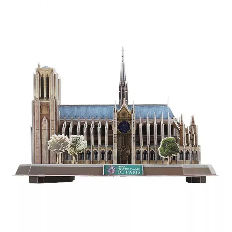 3D-palapeli CubicFun Notre Dame (valo) — malli DA-20509, kevyt valaistu versio