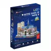 3D-palapeli CubicFun Notre Dame (valo) — malli DA-20509, kevyt valaistu versio