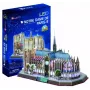 3D-palapeli CubicFun Notre Dame (valo) — malli DA-20509, kevyt valaistu versio