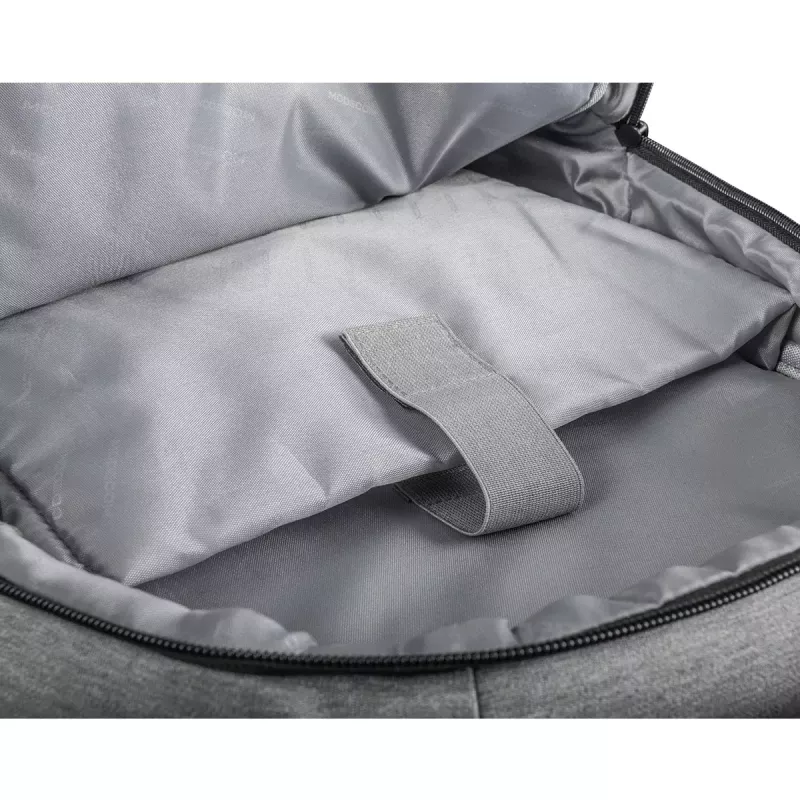 Reppu Modecom SMART 15 musta/harmaa polyesteri 15,6