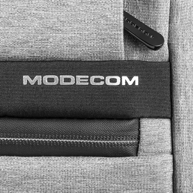 Reppu Modecom SMART 15 musta/harmaa polyesteri 15,6