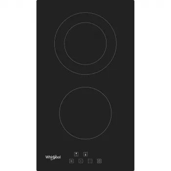 Whirlpool WRD 6030 B musta kalusteisiin asennettava 30 cm keraaminen keittotaso 2 vyöhykettä