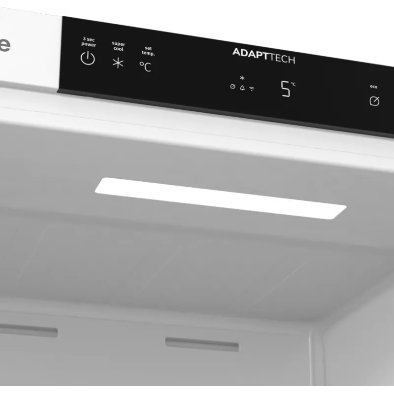 Gorenje jääkaappi RI517E41WF BK070, 300 L, SN-N, 35 dB, E, valkoinen