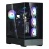 PC-kotelo Zalman P40 Prism Plus Midi Tower musta