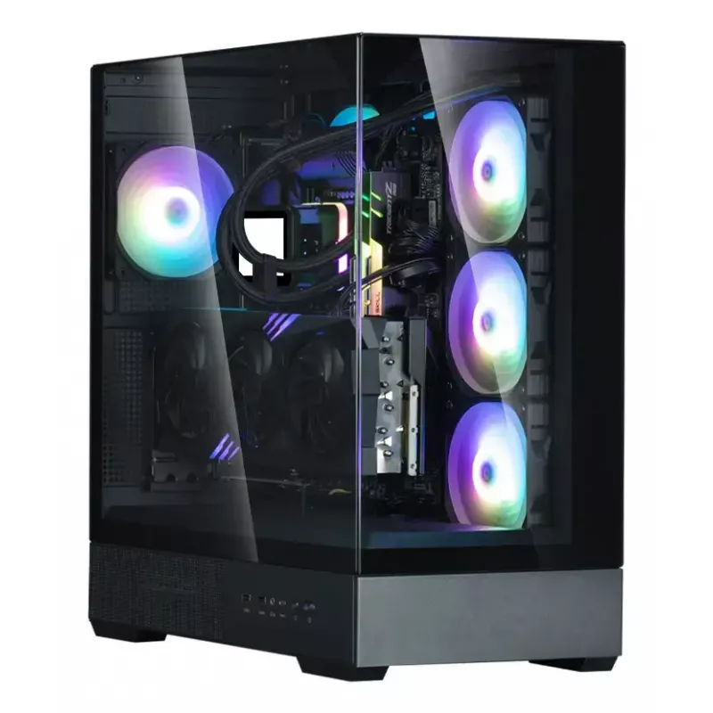 PC-kotelo Zalman P40 Prism Plus Midi Tower musta