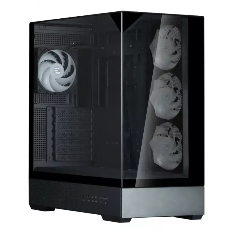 PC-kotelo Zalman P40 Prism Plus Midi Tower musta
