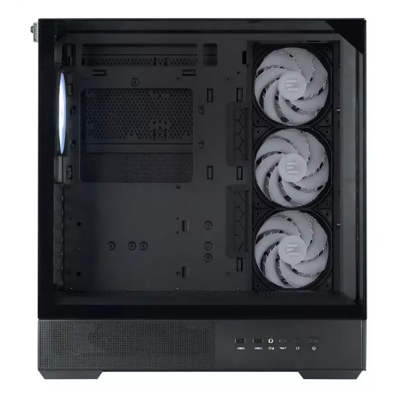 PC-kotelo Zalman P40 Prism Plus Midi Tower musta