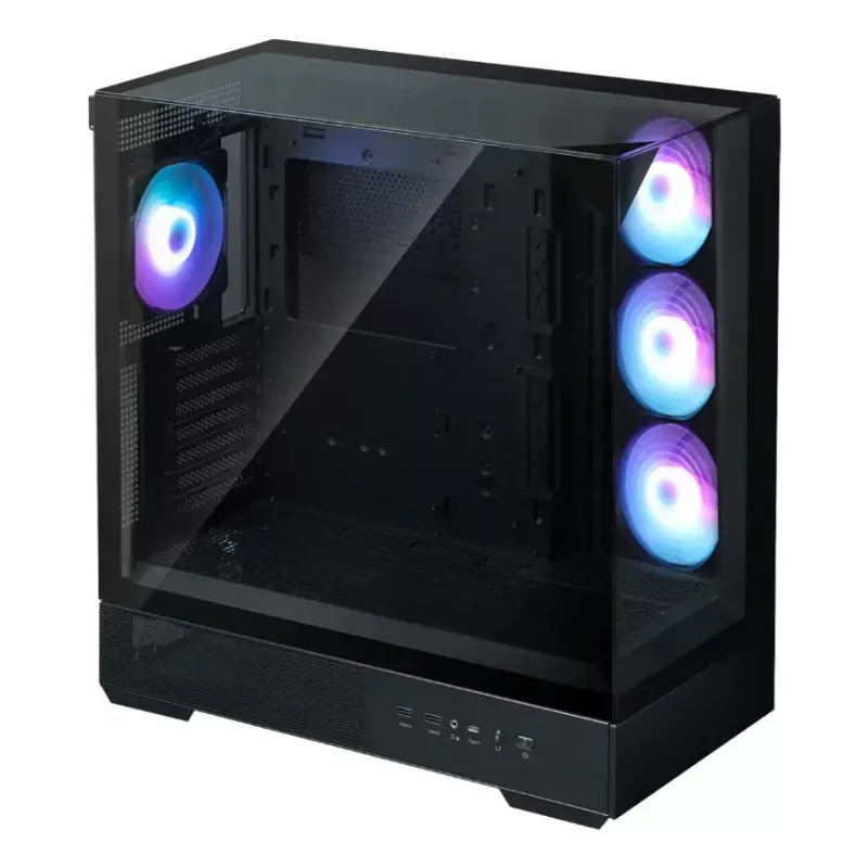 PC-kotelo Zalman P40 Prism Plus Midi Tower musta