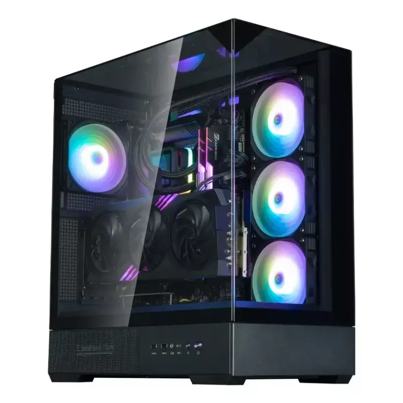 PC-kotelo Zalman P40 Prism Plus Midi Tower musta