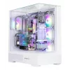 PC-kotelo Zalman P40 Prism Plus valkoinen Midi Tower
