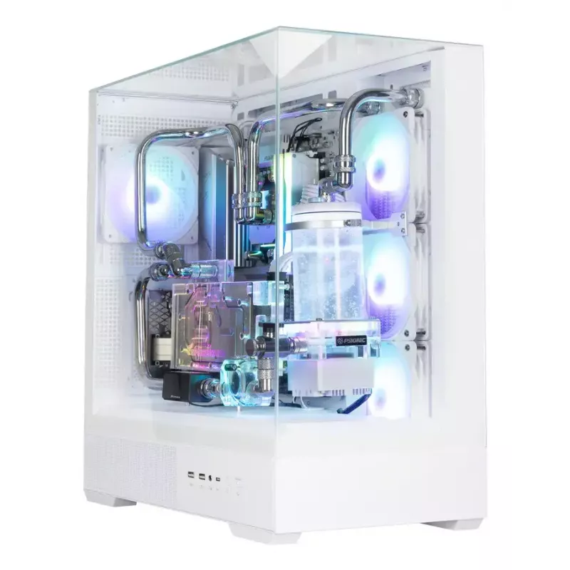 PC-kotelo Zalman P40 Prism Plus valkoinen Midi Tower