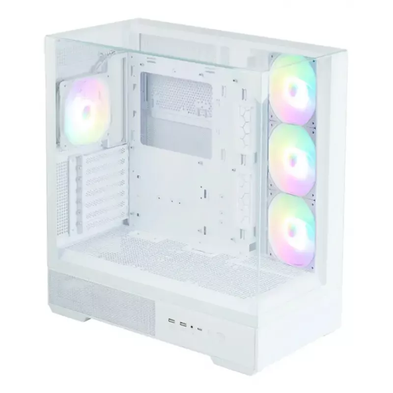 PC-kotelo Zalman P40 Prism Plus valkoinen Midi Tower