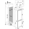 Whirlpool WHC18 T322 kalusteisiin asennettava jääkaappi 250 L
