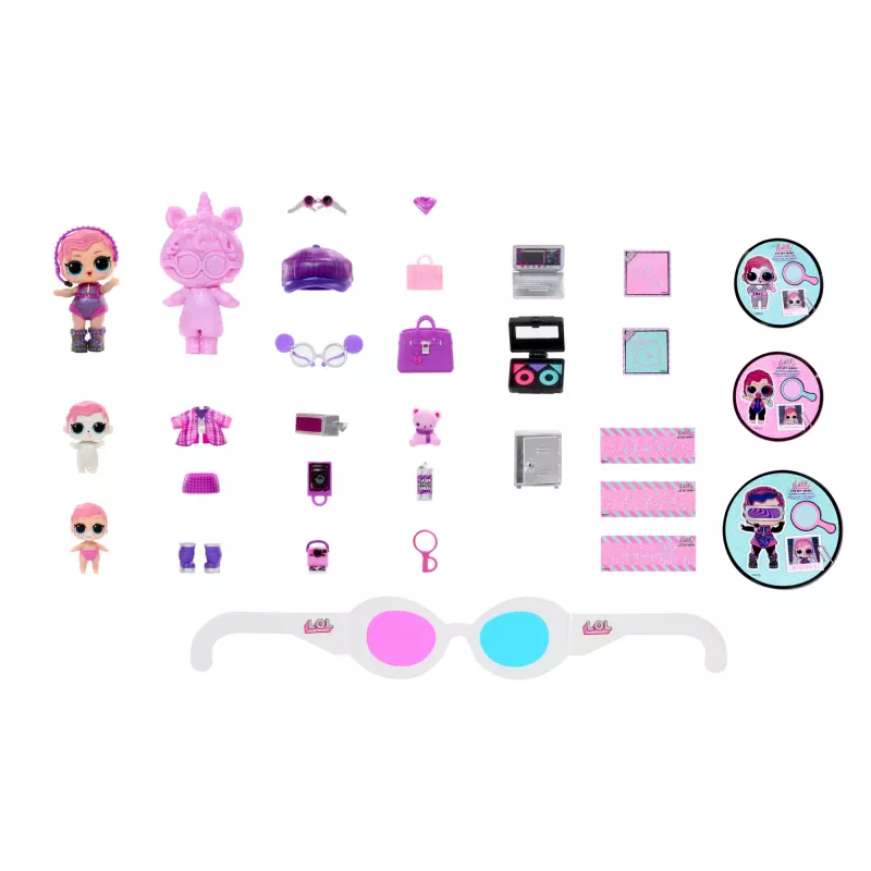 Mini nukke L.O.L. Surprise! Eye Spy Ultimate Unboxing monivärinen
