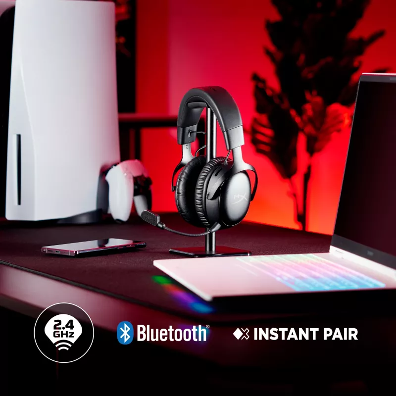 HyperX Cloud III S Wireless -pelikuulokkeet (musta)