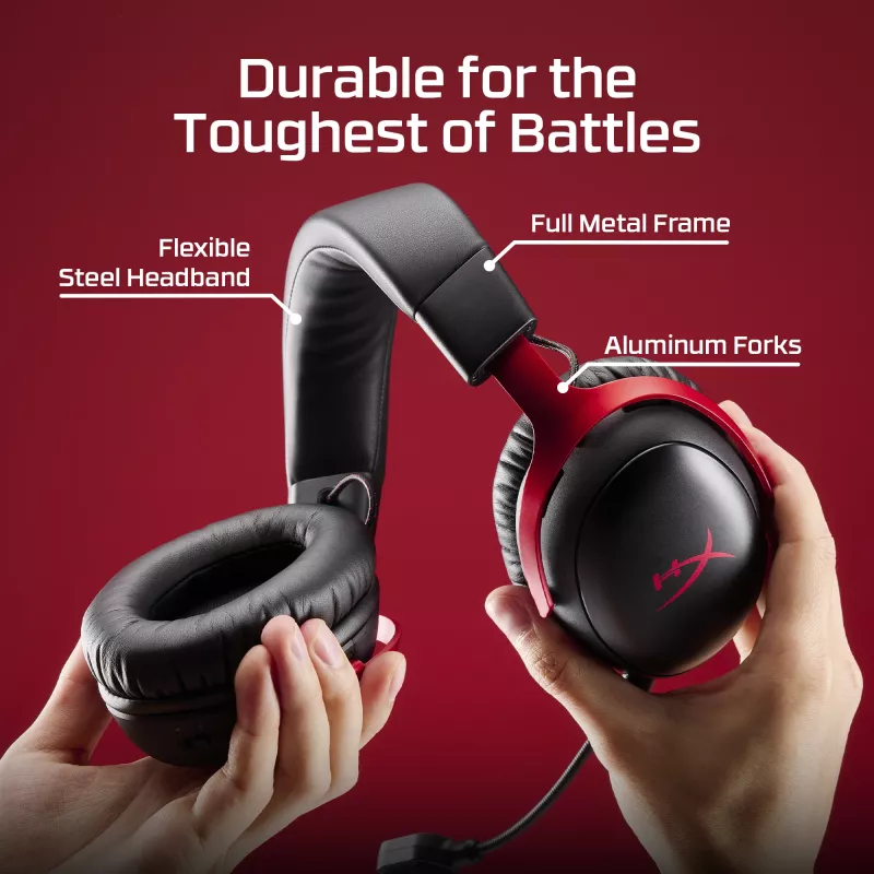 HyperX Cloud III S Wireless -pelikuulokkeet (musta)