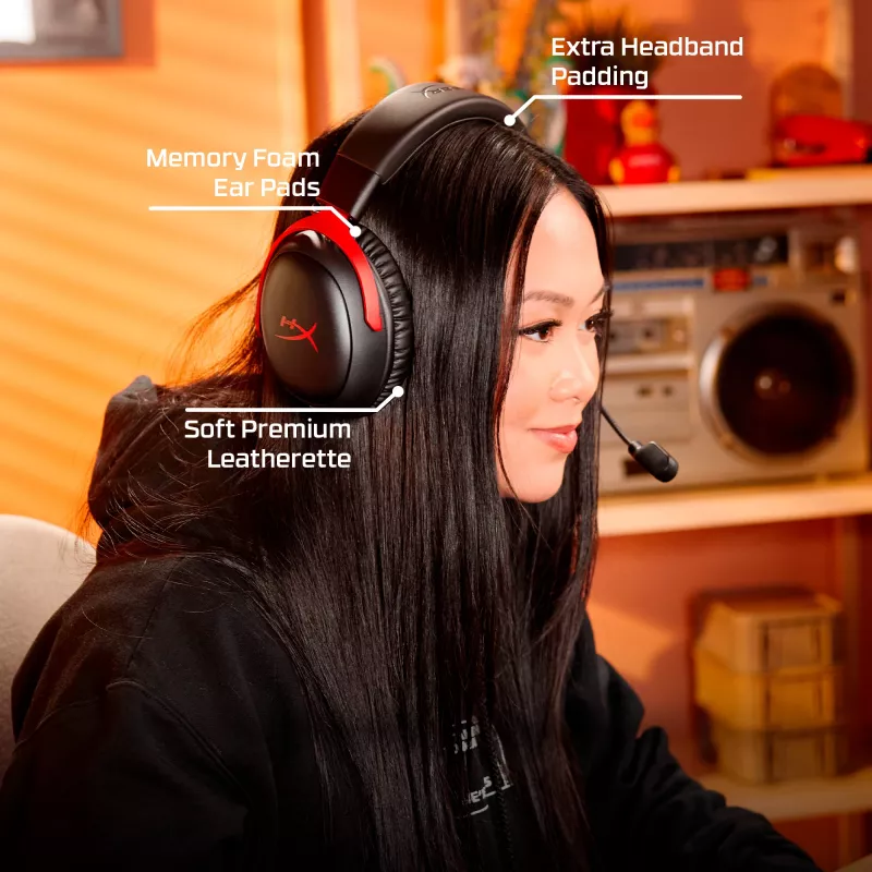 HyperX Cloud III S Wireless -pelikuulokkeet (musta)