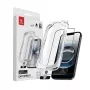 Karkaistu lasinen näytönsuojus Crong EasyShield 2 kpl Full Glue iPhone 16e / iPhone 14 / iPhone 13 / iPhone 13 Pro, aluminosilikaatti, kiiltävä