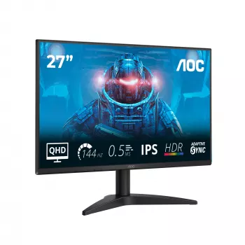 AOC B3 Q27B36X tietokonenäyttö 68,6 cm (27 tuumaa) 2560 x 1440 pikseliä Quad HD LED musta