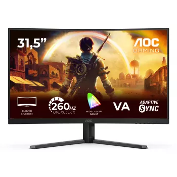AOC G4 C32G42ZE tietokonenäyttö 80 cm (31,5 tuumaa) 1920 x 1080 pikseliä Full HD LED musta, punainen