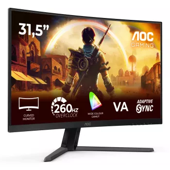 AOC G4 C32G42ZE tietokonenäyttö 80 cm (31,5 tuumaa) 1920 x 1080 pikseliä Full HD LED musta, punainen