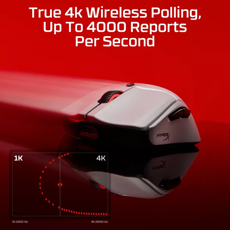 HyperX Pulsefire Haste 2 Pro - 4K langaton pelihiiri
