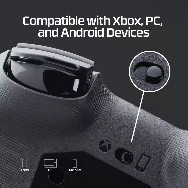 HyperX Clutch Tanto Mini WD -peliohjain, joystick, Xbox, Xbox One, johdollinen, USB, musta, 2,95 m