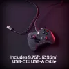 HyperX Clutch Tanto Mini WD -peliohjain, joystick, Xbox, Xbox One, johdollinen, USB, musta, 2,95 m