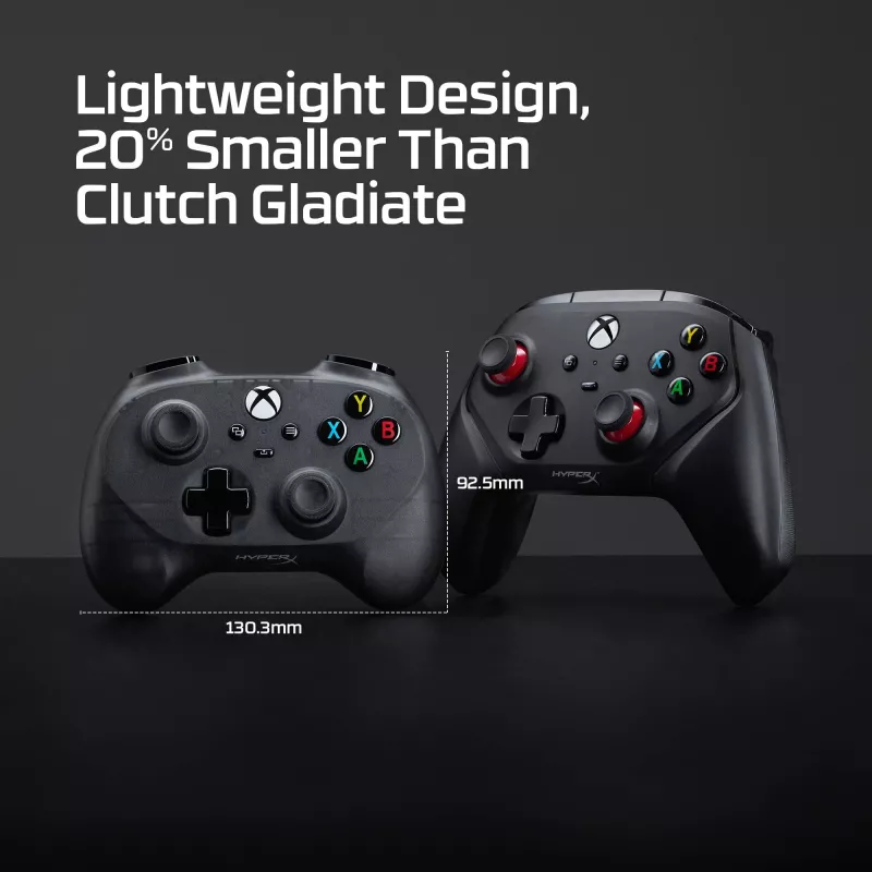 HyperX Clutch Tanto Mini WD -peliohjain, joystick, Xbox, Xbox One, johdollinen, USB, musta, 2,95 m