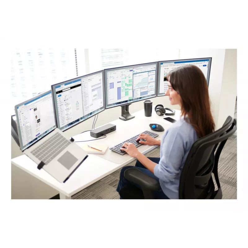 Kensington KB535 EQ ladattava monilaitenäppäimistö, Int ENG