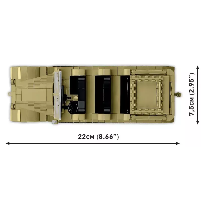 Cobi Blocks Sd.Kfz.8 8,8 cm Flak 36 -rakennussarja, 975 osaa