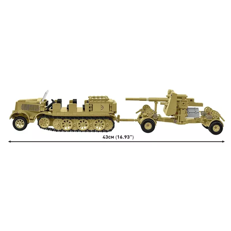 Cobi Blocks Sd.Kfz.8 8,8 cm Flak 36 -rakennussarja, 975 osaa