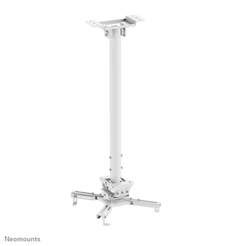 Neomounts CL25-550WH1 -projektorikattoteline – K 74,5-114,5 cm – Easy-Install – täysin liikkuva