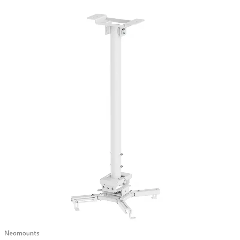 Neomounts CL25-550WH1 -projektorikattoteline – K 74,5-114,5 cm – Easy-Install – täysin liikkuva