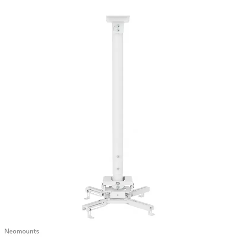 Neomounts CL25-550WH1 -projektorikattoteline – K 74,5-114,5 cm – Easy-Install – täysin liikkuva
