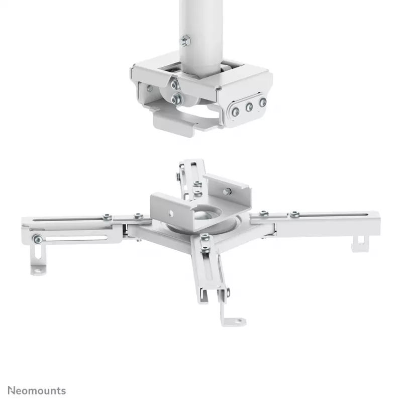 Neomounts CL25-550WH1 -projektorikattoteline – K 74,5-114,5 cm – Easy-Install – täysin liikkuva
