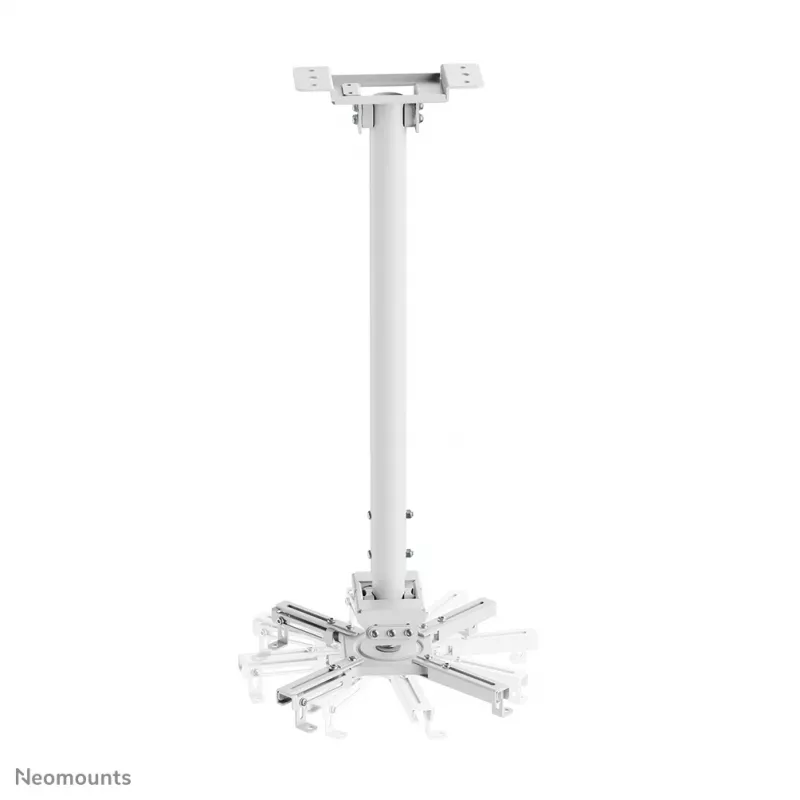 Neomounts CL25-550WH1 -projektorikattoteline – K 74,5-114,5 cm – Easy-Install – täysin liikkuva
