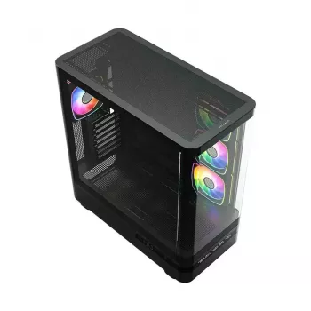 Tietokonekotelo MODECOM VOLCANO AQ200 ARGB MIDI musta