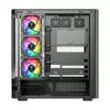 Tietokonekotelo MODECOM VOLCANO AQ200 ARGB MIDI musta