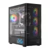 PC-kotelo MODECOM VOLCANO AQ400 ARGB MIDI musta — MODECOM MC-A-AQ400-4FA-B
