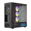 PC-kotelo MODECOM VOLCANO AQ400 ARGB MIDI musta — MODECOM MC-A-AQ400-4FA-B