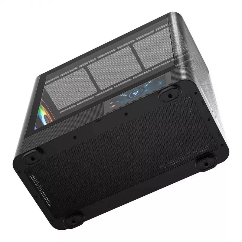 PC-kotelo MODECOM VOLCANO AQ400 ARGB MIDI musta — MODECOM MC-A-AQ400-4FA-B