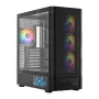 PC-kotelo MODECOM VOLCANO AQ400 ARGB MIDI musta — MODECOM MC-A-AQ400-4FA-B