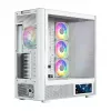 MODECOM VOLCANO AQ400 ARGB MIDI Tower -tietokonekotelo, valkoinen