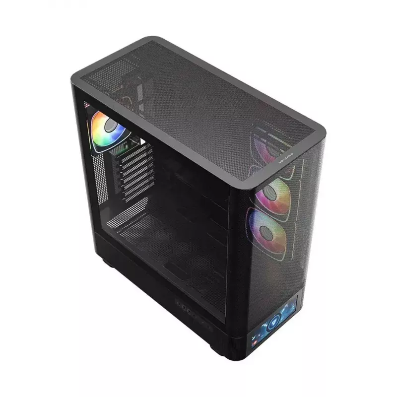 Tietokonekotelo MODECOM VOLCANO AQ500 ARGB MIDI musta