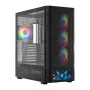 Tietokonekotelo MODECOM VOLCANO AQ500 ARGB MIDI musta