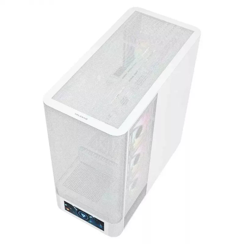 Tietokonekotelo MODECOM VOLCANO AQ500 ARGB MIDI valkoinen