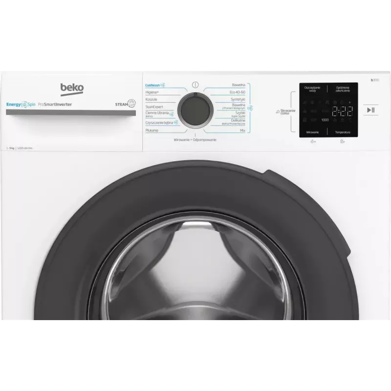 Pesukone BEKO BM3WFU39215WAR 9 kg, energiatehokkuusluokka A